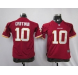 nike youth nfl jerseys washington redskins #10 griffiniii red[nike]