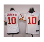 nike youth nfl jerseys washington redskins #10 griffiniii white[nike]