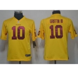 nike youth nfl jerseys washington redskins #10 griffiniii yellow[nike]