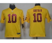 nike youth nfl jerseys washington redskins #10 griffiniii yellow[nike]