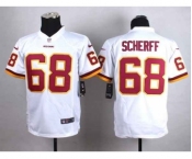 nike youth nfl jerseys washington redskins #68 scherff white[nike]