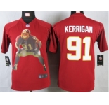 nike youth nfl jerseys washington redskins #91 kerrigan red[portrait fashion]