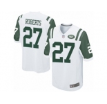 Men Nike New York Jets #27 Darryl Roberts Game White NFL Jersey