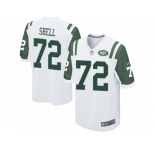 Men Nike New York Jets #72 Brandon Shell Game White NFL Jersey
