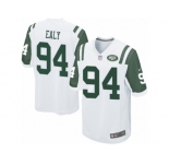 Men Nike New York Jets #94 Kony Ealy Game White NFL Jersey