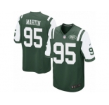 Men Nike New York Jets #95 Josh Martin Game Green Team Color NFL Jersey