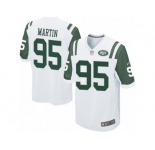 Men Nike New York Jets #95 Josh Martin Game White NFL Jersey