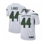 Men's New York Jets #44 Harvey Langi Game White Football Jersey