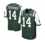 Men's Nike New York Jets #14 Ryan Fitzpatrick Game Green Team Color NFL Jersey