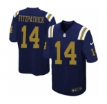 Men's Nike New York Jets #14 Ryan Fitzpatrick Game Navy Blue Alternate NFL Jersey