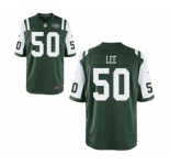 Men's Nike New York Jets #50 Darron Lee Game Green Team Color NFL Jersey