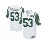 Men's Nike New York Jets #53 Mike Catapano Game White NFL Jersey