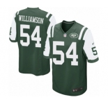 Men's Nike New York Jets #54 Avery Williamson Game Green Team Color NFL Jersey