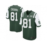 Men's Nike New York Jets #81 Quincy Enunwa Game Green Team Color NFL Jersey