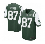 Men's Nike New York Jets #87 Eric Decker Game Green Team Color NFL Jersey