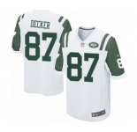 Men's Nike New York Jets #87 Eric Decker Game White NFL Jersey