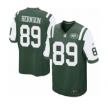 Men's Nike New York Jets #89 Chris Herndon Game Green Team Color NFL Jersey