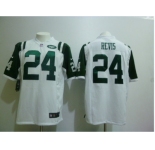 nike nfl jerseys new york jets #24 revis white[game]