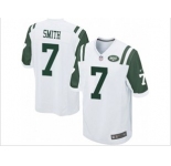 nike nfl jerseys new york jets #7 smith white[game]