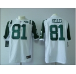nike nfl jerseys new york jets #81 keller white[game]