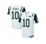 Men Nike New York Jets #10 Jermaine Kearse Elite White NFL Jersey