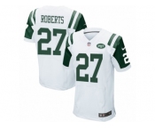 Men Nike New York Jets #27 Darryl Roberts Elite White NFL Jerse