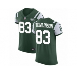 Men Nike New York Jets #83 Eric Tomlinson Elite Green Team Color NFL Jersey
