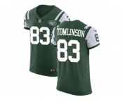 Men Nike New York Jets #83 Eric Tomlinson Elite Green Team Color NFL Jersey