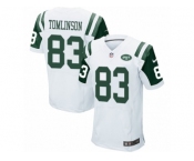 Men Nike New York Jets #83 Eric Tomlinson Elite White NFL Jersey