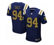 Men Nike New York Jets #94 Kony Ealy Elite Navy Blue Alternate NFL Jersey
