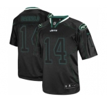 Men's New York Jets #14 Sam Darnold Elite Lights Out Black Football Jersey