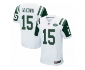 Men's Nike New York Jets #15 Josh McCown Elite White NFL Jersey