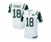 Men's Nike New York Jets #18 ArDarius Stewart Elite White NFL Jersey