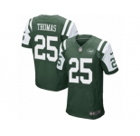Men's Nike New York Jets #25 Shamarko Thomas Elite Green Team Color NFL Jersey