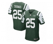 Men's Nike New York Jets #25 Shamarko Thomas Elite Green Team Color NFL Jersey