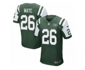 Men's Nike New York Jets #26 Marcus Maye Elite Green Team Color NFL Jersey