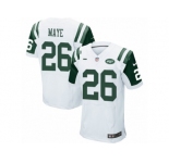 Men's Nike New York Jets #26 Marcus Maye Elite White NFL Jersey