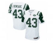 Men's Nike New York Jets #43 Julian Howsare Elite White NFL Jersey