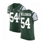 Men's Nike New York Jets #54 Avery Williamson Green Team Color Vapor Untouchable Elite Player NFL Jersey