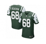 Men's Nike New York Jets #68 Kelvin Beachum Elite Green Team Color NFL Jersey