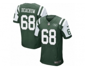 Men's Nike New York Jets #68 Kelvin Beachum Elite Green Team Color NFL Jersey