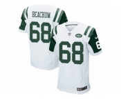 Men's Nike New York Jets #68 Kelvin Beachum Elite White NFL Jersey