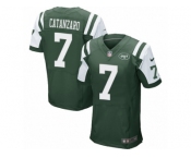 Men's Nike New York Jets #7 Chandler Catanzaro Elite Green Team Color NFL Jersey