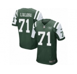 Men's Nike New York Jets #71 Ben Ijalana Elite Green Team Color NFL Jersey