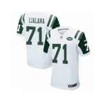 Men's Nike New York Jets #71 Ben Ijalana Elite White NFL Jersey
