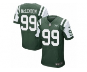Men's Nike New York Jets #99 Steve McLendon Elite Green Team Color NFL Jersey