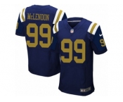 Men's Nike New York Jets #99 Steve McLendon Elite Navy Blue Alternate NFL Jersey