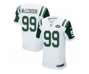 Men's Nike New York Jets #99 Steve McLendon Elite White NFL Jersey