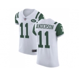 Nike New York Jets #11 Robby Anderson White Men Stitched NFL Vapor Untouchable Elite Jersey