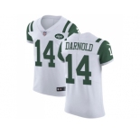 Nike New York Jets #14 Sam Darnold White Men Stitched NFL Vapor Untouchable Elite Jersey
